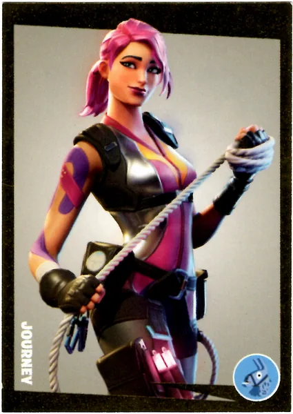 Journey sticker #186 - Panini Fortnite Golden Frame Series