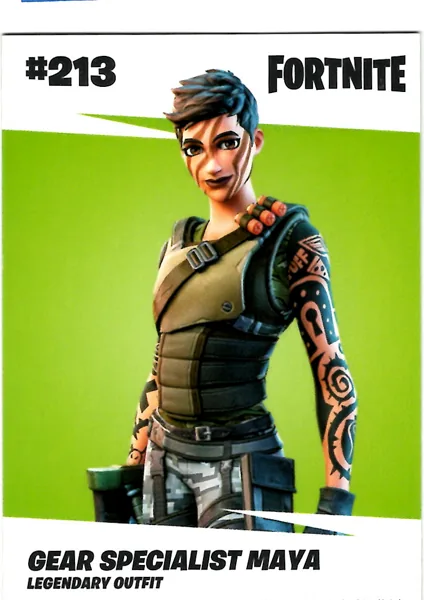 Maya card #213 - Panini Fortnite Series 3