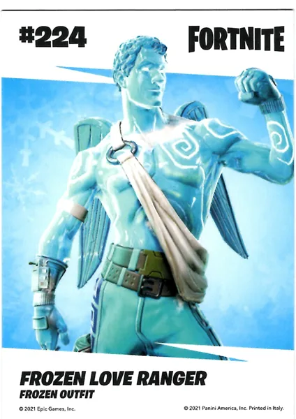 Frozen Love Ranger card #224 - Panini Fortnite Series 3