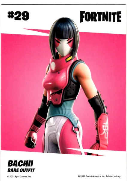 Bachii card #29 - Panini Fortnite Series 3