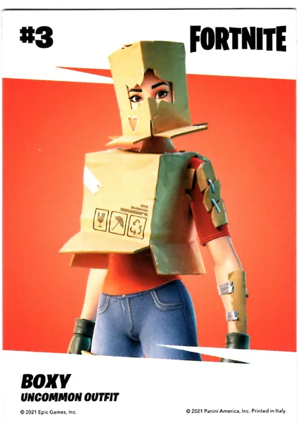 Boxy card #3 - Panini Fortnite Series 3