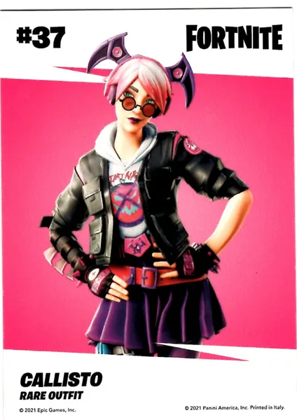 Callisto card #37 - Panini Fortnite Series 3