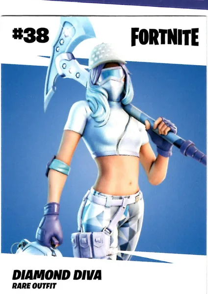 Diamond Diva card #38 - Panini Fortnite Series 3