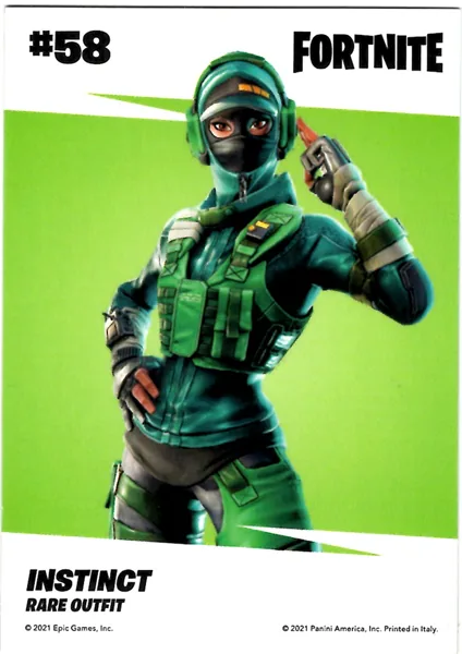 Instinct card #58 - Panini Fortnite Series 3
