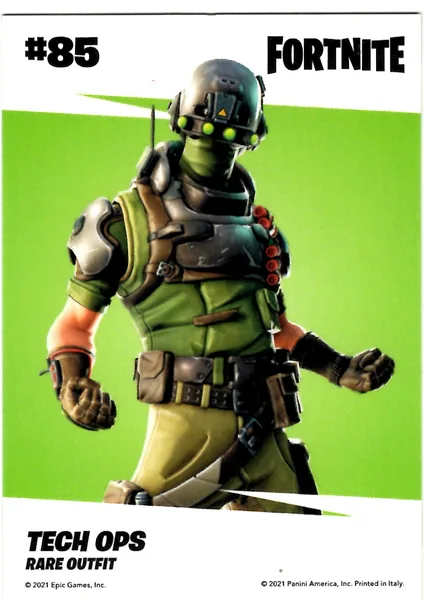 Tech Ops card #85 - Panini Fortnite Series 3