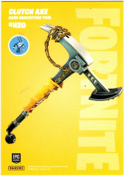 Clutch Axe card #H20 - Panini Fortnite Series 3