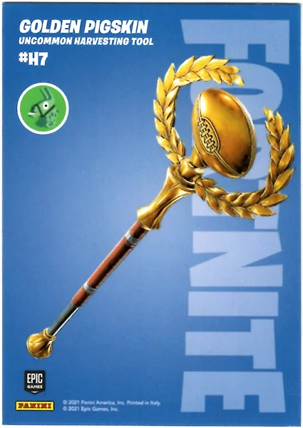 Golden Pigskin card #H7 - Panini Fortnite Series 3