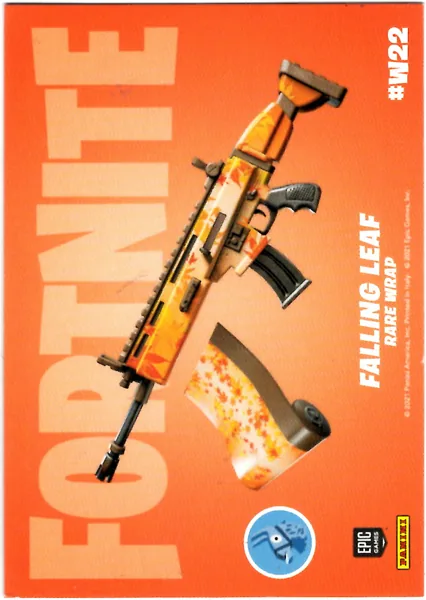 Falling Leaf card #W22 - Panini Fortnite Series 3
