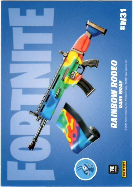 Rainbow Rodeo card #W31 - Panini Fortnite Series 3