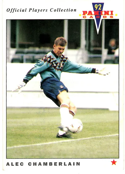 Alec Chamberlain card #108 - Panini Official Players Collection 1992