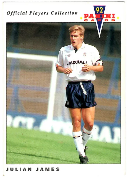 Julian James card #112 - Panini Official Players Collection 1992