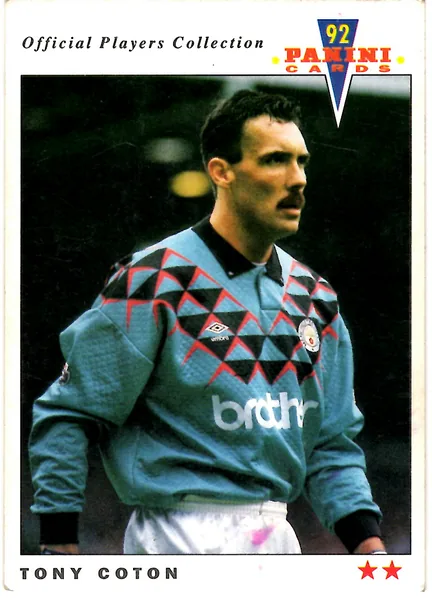 Tony Coton card #119 - Panini Official Players Collection 1992