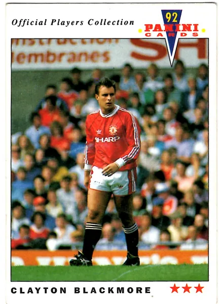 Clayton Blackmore card #133 - Panini Official Players Collection 1992