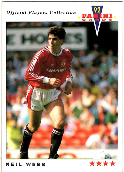 Neil Webb card #137 - Panini Official Players Collection 1992