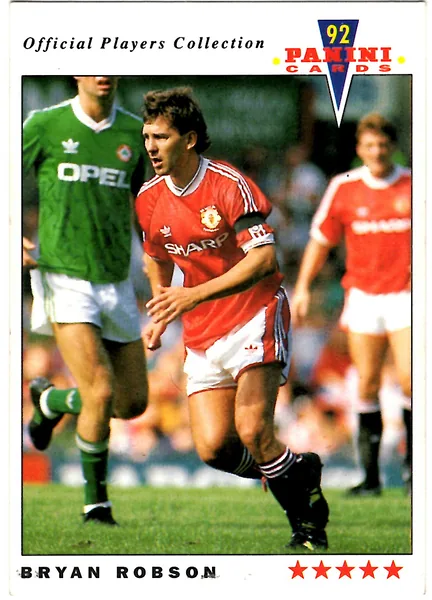 Bryan Robson card #139 - Panini Official Players Collection 1992