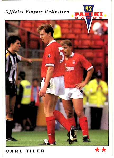 Carl Tiler card #160 - Panini Official Players Collection 1992