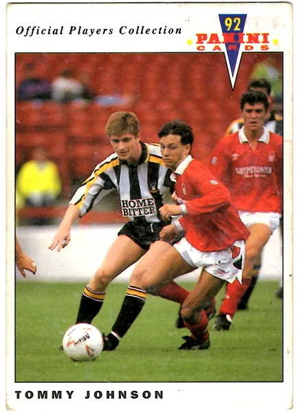 Tommy Johnson card #177 - Panini Official Players Collection 1992