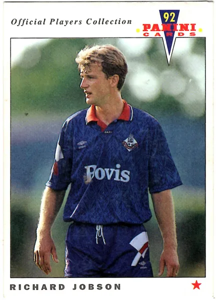 Richard Jobson card #182 - Panini Official Players Collection 1992