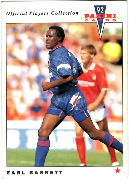 Earl Barrett card #183 - Panini Official Players Collection 1992