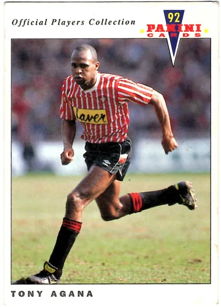 Tony Agana card #211 - Panini Official Players Collection 1992