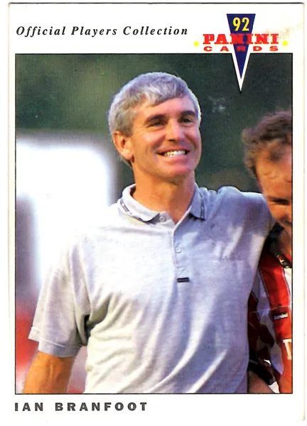 Ian Branfoot card #225 - Panini Official Players Collection 1992