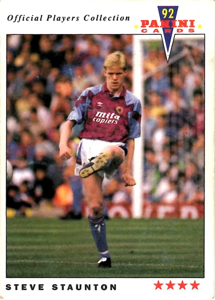 Steve Staunton card #23 - Panini Official Players Collection 1992