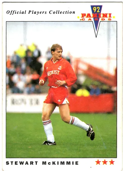 Stewart McKimmie card #279 - Panini Official Players Collection 1992
