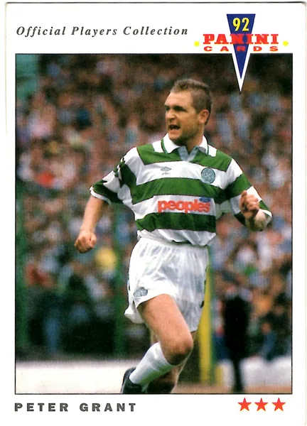 Peter Grant card #308 - Panini Official Players Collection 1992