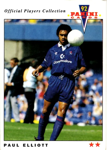 Paul Elliott card #34 - Panini Official Players Collection 1992