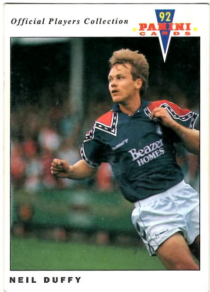 Neil Duffy card #345 - Panini Official Players Collection 1992