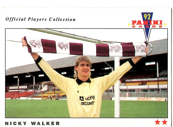 Nicky Walker card #350 - Panini Official Players Collection 1992