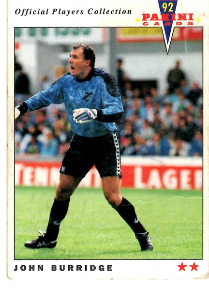 John Burridge card #362 - Panini Official Players Collection 1992