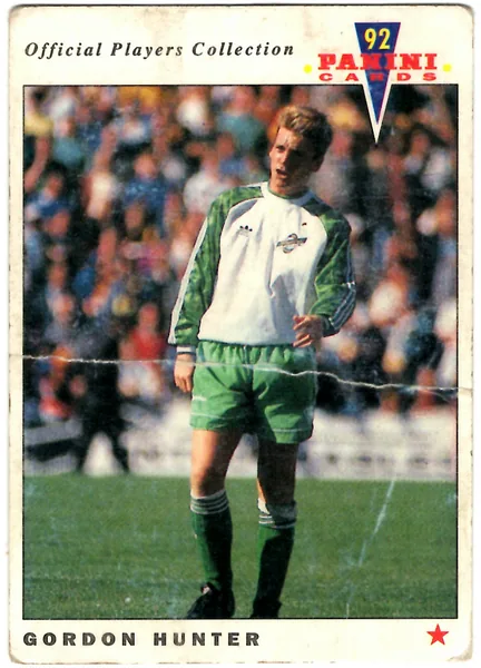 Gordon Hunter card #365 - Panini Official Players Collection 1992