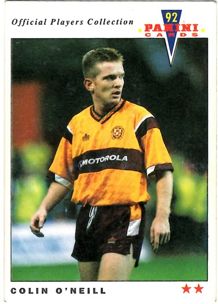 Colin O'Neill card #381 - Panini Official Players Collection 1992