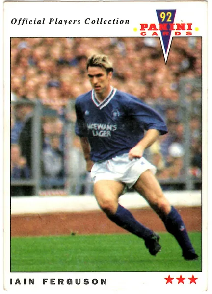 Iain Ferguson card #394 - Panini Official Players Collection 1992