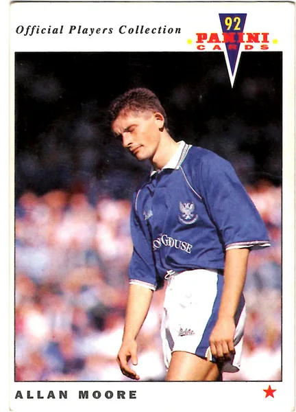 Allan Moore card #409 - Panini Official Players Collection 1992