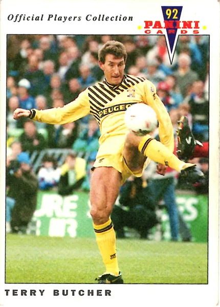 Terry Butcher card #41 - Panini Official Players Collection 1992