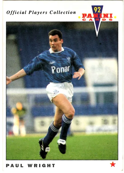Paul Wright card #410 - Panini Official Players Collection 1992