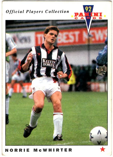 Norrie McWhirter card #415 - Panini Official Players Collection 1992