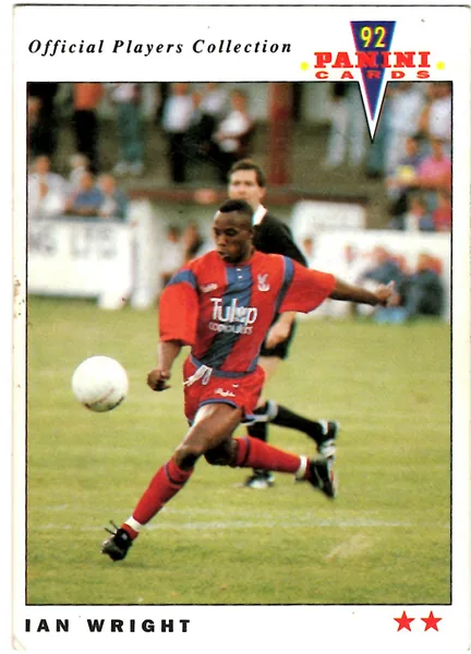 Ian Wright card #62 - Panini Official Players Collection 1992