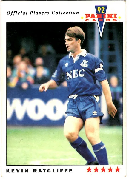 Kevin Ratcliffe card #68 - Panini Official Players Collection 1992