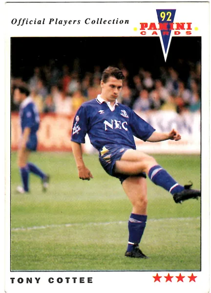 Tony Cottee card #75 - Panini Official Players Collection 1992