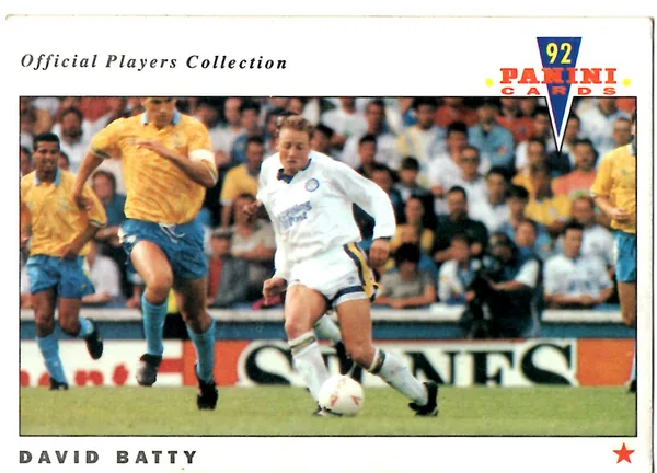 David Batty card #85 - Panini Official Players Collection 1992