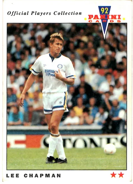 Lee Chapman card #90 - Panini Official Players Collection 1992
