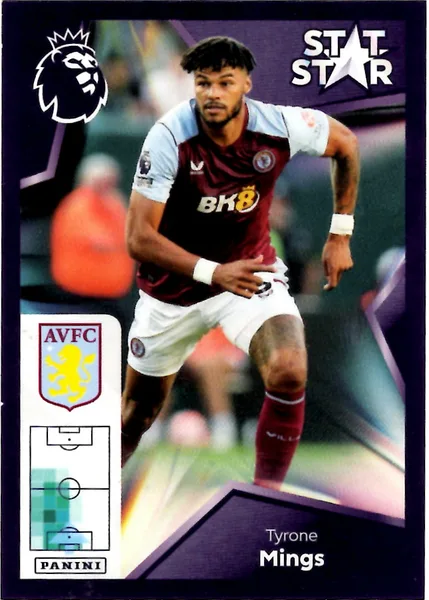 Tyrone Mings sticker #108 - Panini Premier League 2024 Stickers