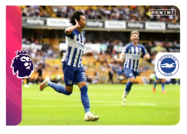 Wolverhampton Wanderers 1-4 Brighton & Hove Albion sticker #163 - Panini Premier League 2024 Stickers
