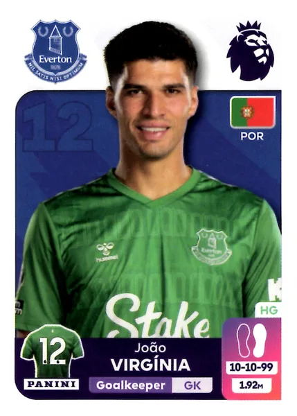 Joao Virginia sticker #257 - Panini Premier League 2024 Stickers