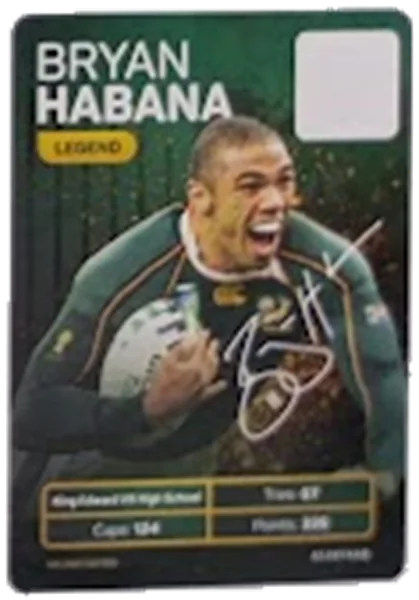 Bryan Habana card #HABANA - Pick n Pay Springbok Collectaboks 2026