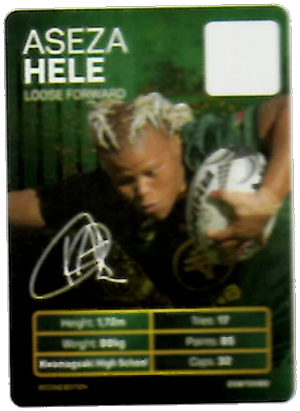 Aseza Hele card #HELE - Pick n Pay Springbok Collectaboks 2026