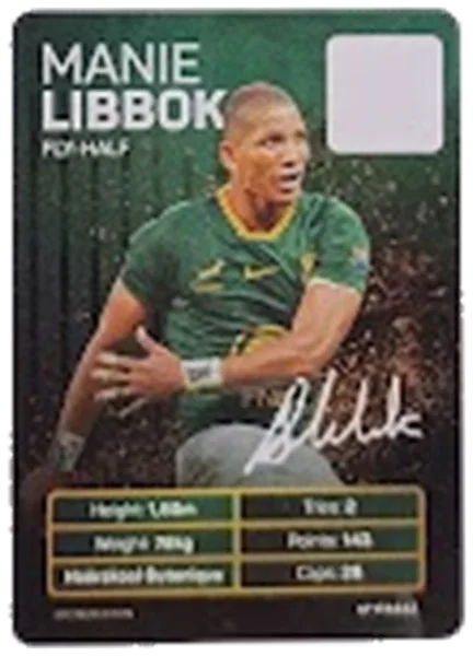 Manie Libbok card #LIBBOK - Pick n Pay Springbok Collectaboks 2026